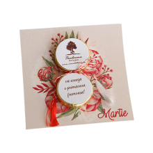 Choco 8 Martie - card cu ciocolata