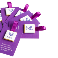 ChocoCard - cu o minitableta de ciocolata personalizata